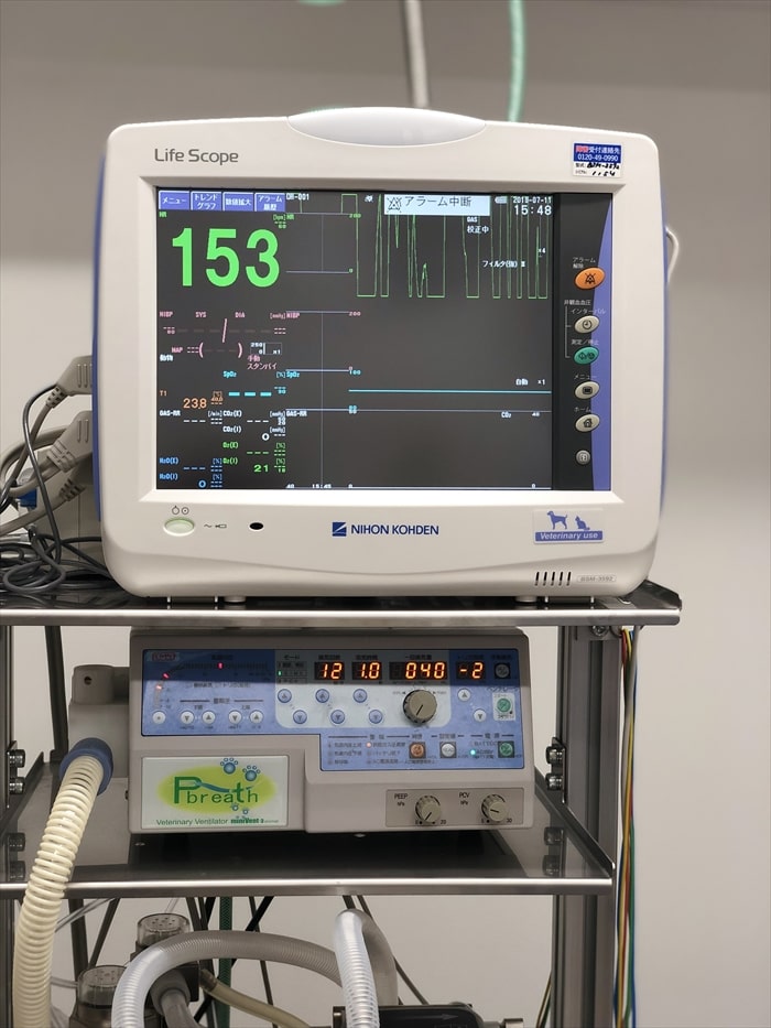 麻酔モニター・人工呼吸器ミニベント3a